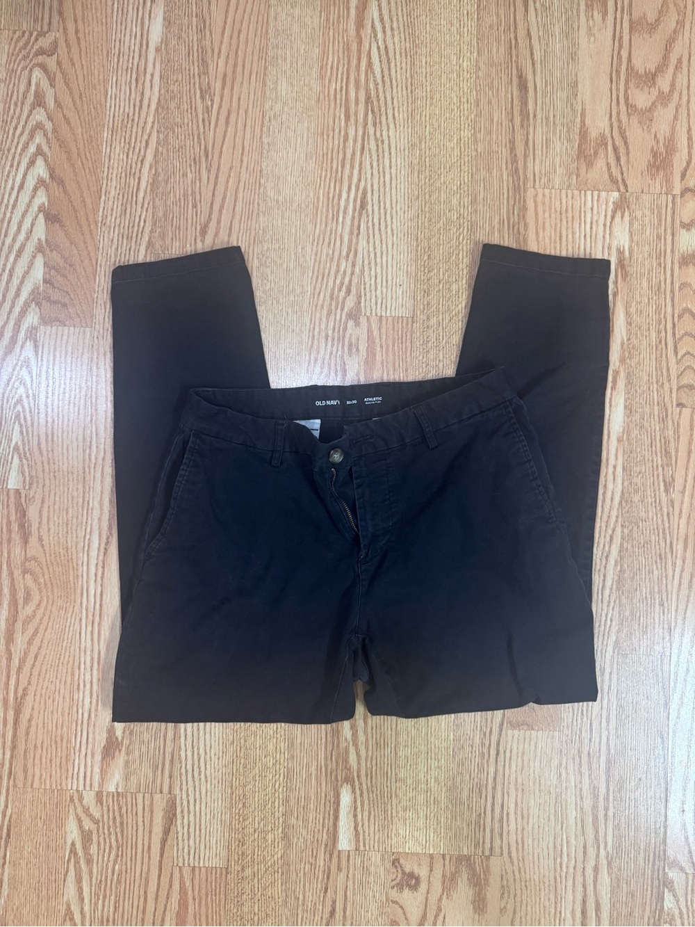 Old Navy Mens Black 32x30 Flex Chino Straight Leg Pants